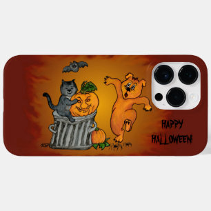 Coque Case-Mate iPhone Joyeux Halloween ! Chien et araignée de chauve-sou