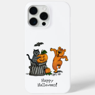 Coque Case-Mate iPhone Joyeux Halloween ! Chien et araignée de chauve-sou