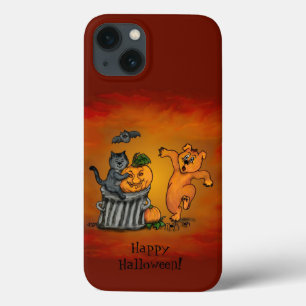 Case-Mate iPhone Case Joyeux Halloween ! Chien et araignée de chauve-sou