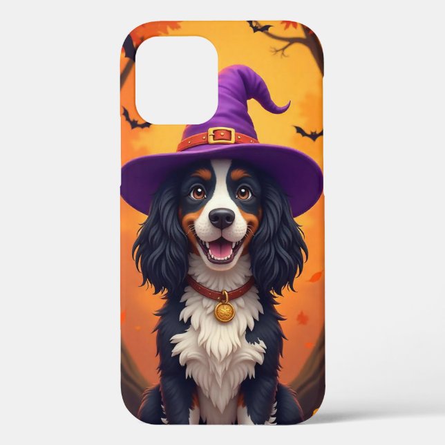 Coques Case-Mate iPhone Joyeux Halloween chiot design mignon et effrayant (Verso)