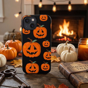 Coque Pour iPhone 16 Joyeux Halloween Citrouille Illustrative Art