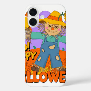 Coque Pour iPhone 16 Joyeux Halloween garçon