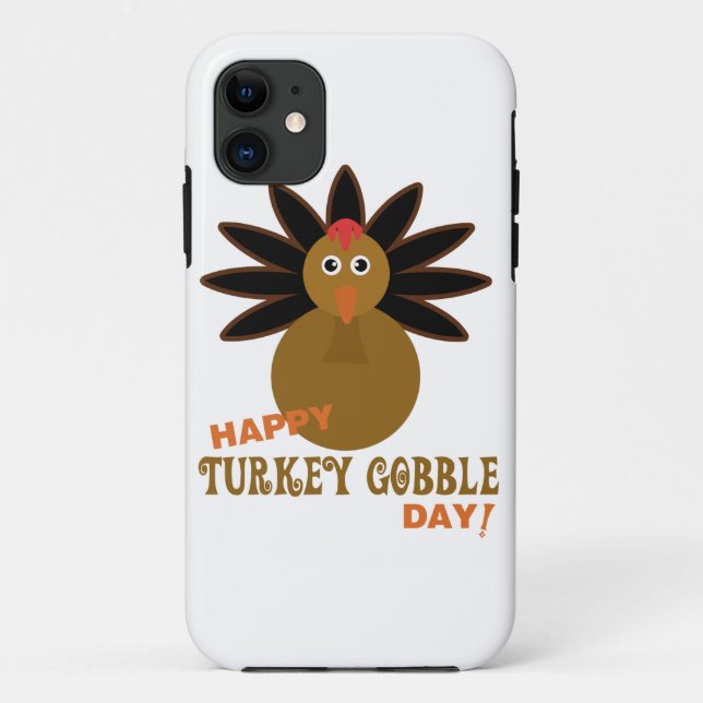 Coques Case-Mate iPhone Joyeux Jour de la grogne turque Thanksgiving (Dos)