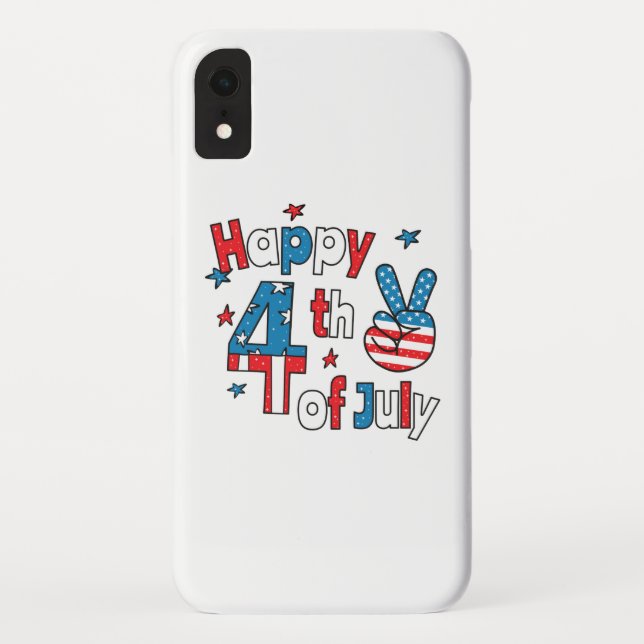 Coques Case-Mate iPhone Joyeux Jour de l'Indépendance 4 juillet (Dos)