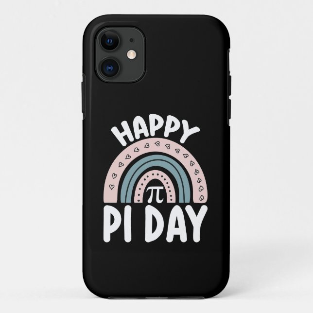 Coques Case-Mate iPhone Joyeux Jour de Pi Boho Rainbow Math Mathématique M (Dos)