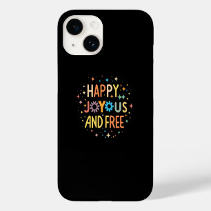 Coque Case-Mate iPhone Joyeux, Joyeux, Libre, Motivationnel, Inspirationn