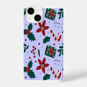 Coque Case-Mate iPhone Joyeux Motif Abstrait de Noël