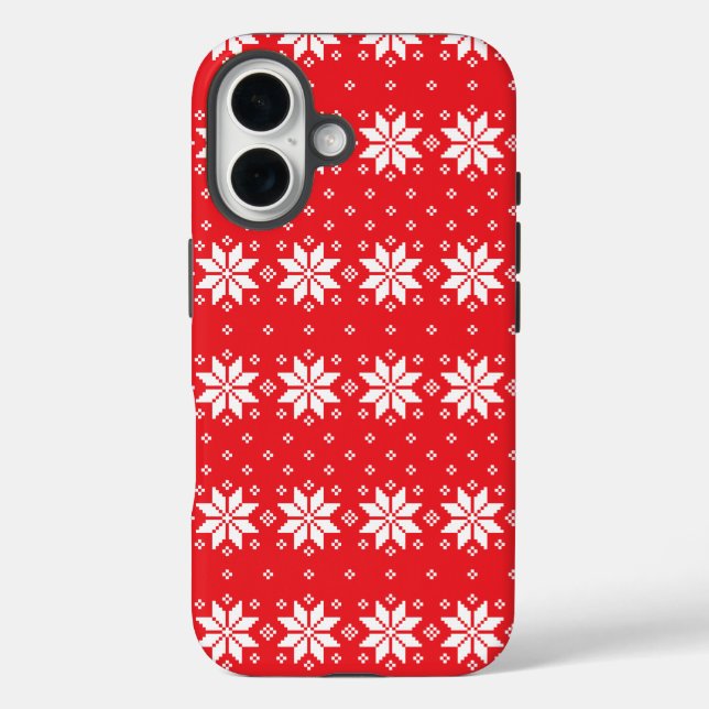 Coques Case-Mate iPhone Joyeux motif de Noël 5 (Verso)