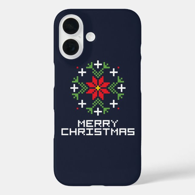 Coques Case-Mate iPhone Joyeux motif de Noël 6 (Verso)