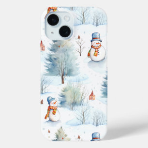 Coque Case-Mate iPhone Joyeux Motif des Snowmen