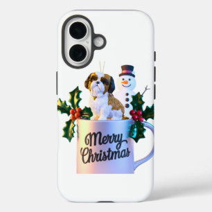 Coque Pour iPhone 16 Joyeux Noël