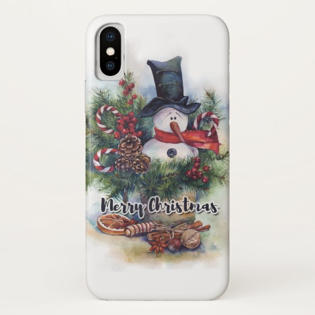 Coques Case-Mate iPhone Joyeux Noël (Dos)