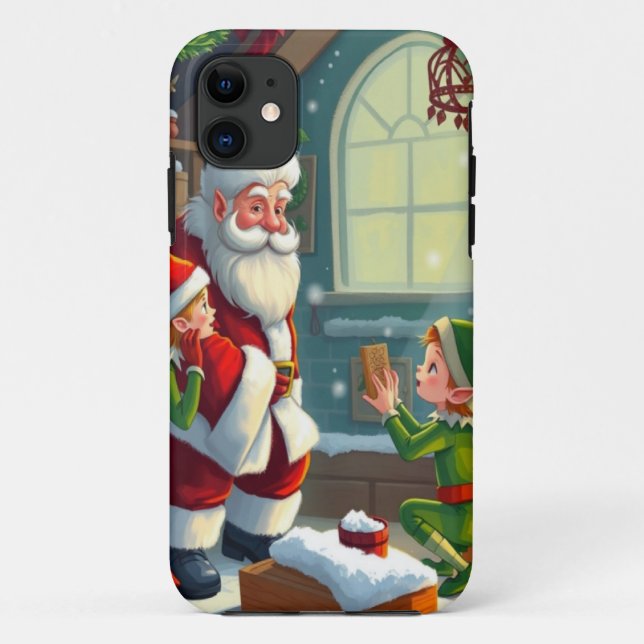 Coques Case-Mate iPhone Joyeux Noël  (Dos)
