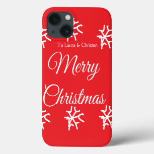 Case-Mate iPhone Case Joyeux Noël ajoutez nom texte cadeau personnalisé