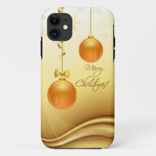 Coques Pour iPhone Joyeux Noël d'or