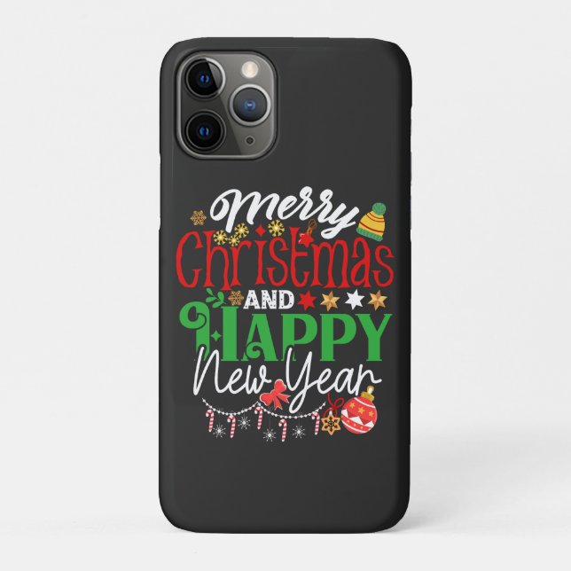 Coques Case-Mate iPhone Joyeux Noël et Bonne Année (Dos)