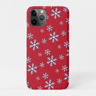 Case-Mate iPhone Case Joyeux Noël Flocon de Neige Bleu Vacances Hiver