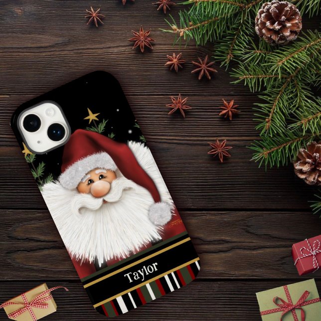Coques Case-Mate iPhone Joyeux Noël mignon Père Noël Rouge Inspiritisme No (Créateur téléchargé)