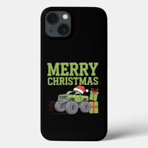 Case-Mate iPhone Case Joyeux Noël Monster Truck Tout-Petits Garçons Xmas