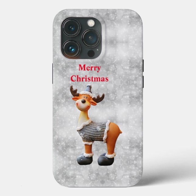 Coques Case-Mate iPhone Joyeux Noël orignal portant un chapeau         (Verso)