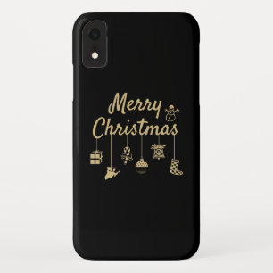 Case-Mate iPhone Case Joyeux Noël Ornements or