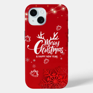 Coque Case-Mate iPhone Joyeux Noël Red Modern