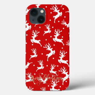 Case-Mate iPhone Case Joyeux Noël Rénes Rouges