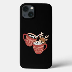 Case-Mate iPhone Case Joyeux Noël Renne Mignon Famille Noël Café