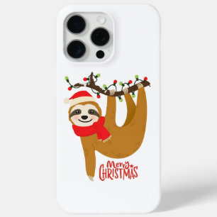 Coque Case-Mate iPhone Joyeux Noël Sloth mignonne Festivals Vacances