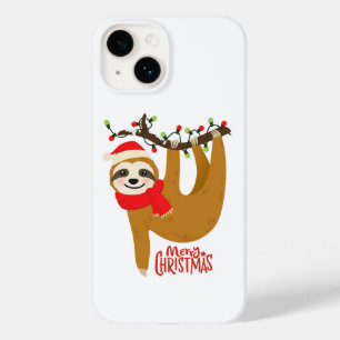 Coque Case-Mate iPhone Joyeux Noël Sloth Vacances