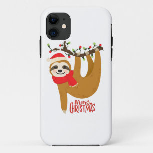 Case-Mate iPhone Case Joyeux Noël Sloth Vacances