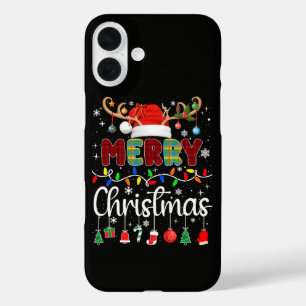 Coque Pour iPhone 16 Plus Joyeux Noël Xmas Équipe Santa