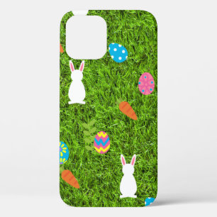 Case-Mate iPhone Case joyeux oeufs de Pâques lapin lapin kawaii herbe