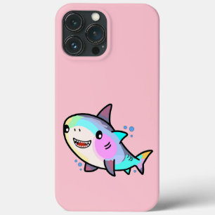 Case-Mate iPhone Case Joyeux petit requin souriant avec des bulles.