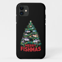 Joyeux Poissons de Noël Lumières Poissons Pêche