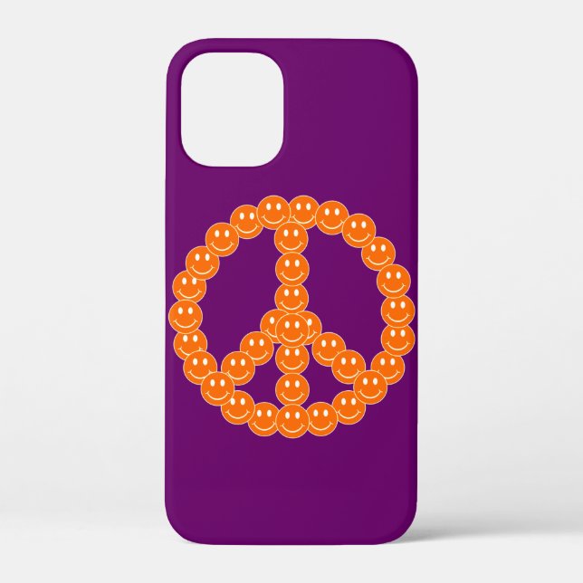 Coques Case-Mate iPhone Joyeux visage paix (Verso)
