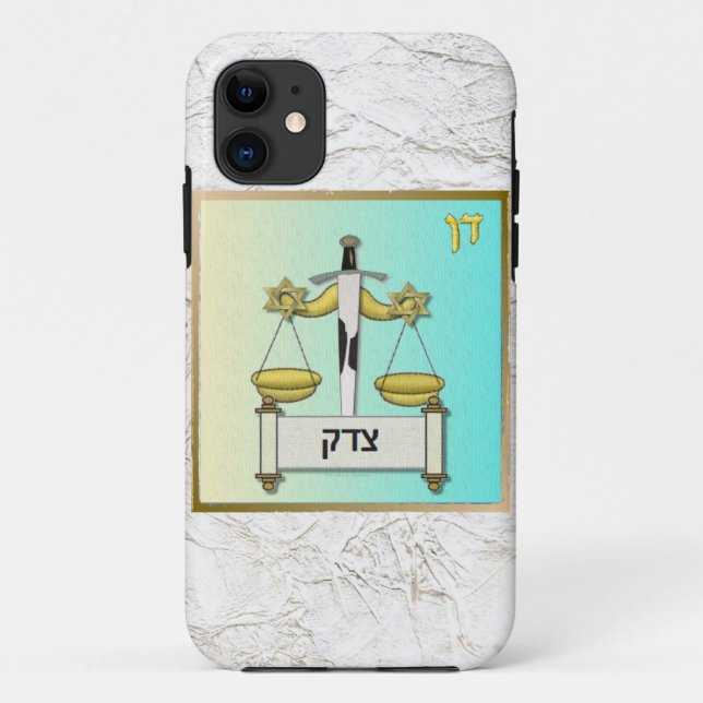 Coques Case-Mate iPhone Judaica 12 Tribes Israel Dan Art (Dos)