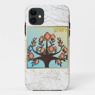 Coque iPhone 11 Judaica 12 Tribus Israël Ruben