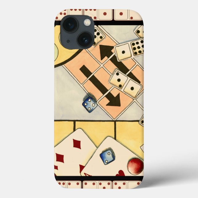 Coques Case-Mate iPhone Jumbled Assortiment of Games of Chance (Verso)