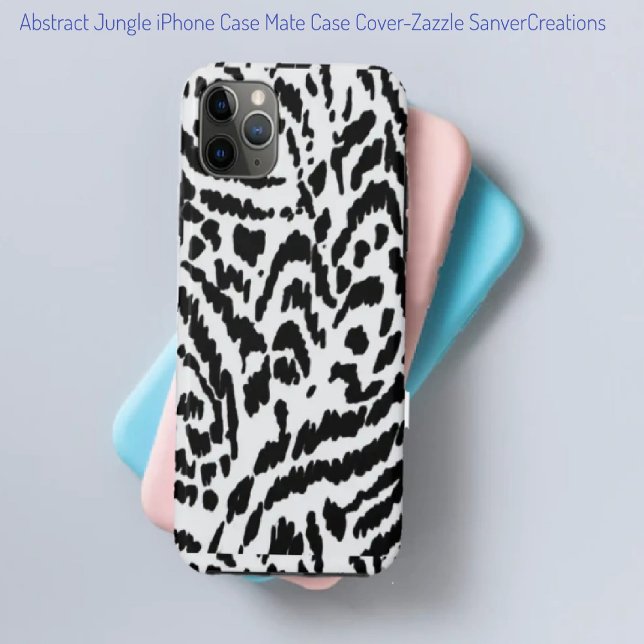 Coques Case-Mate iPhone Jungle Abstraite (Créateur téléchargé)