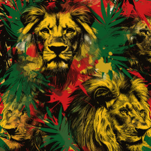 Coque Case-Mate iPhone Jungle Abstraite Rasta Lion One Love Reggae Jamaïq