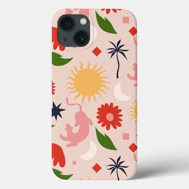 Coques Case-Mate iPhone Jungle céleste (Verso)