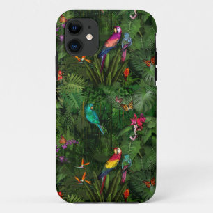 Coque iPhone 11 Jungle colorée