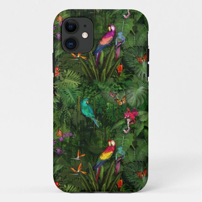 Coques Case-Mate iPhone Jungle colorée (Dos)