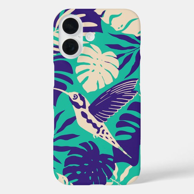 Coques Case-Mate iPhone Jungle des colibris (Verso)