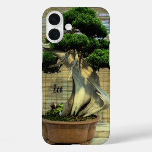 Coque Pour iPhone 16 Plus Juniper chinois Bonsai Tree Nom photo