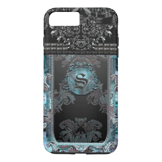Coques Case-Mate iPhone Junobeau Peshfyee Monogramme gothique unique (Dos)