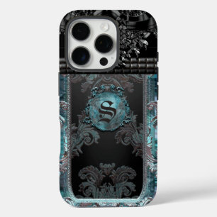 Coque iPhone 16 Pro Junobeau Peshfyee Monogramme gothique unique