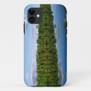 Coques Pour iPhone Juruena, Brésil. Rive boisée de la rivière reflété
