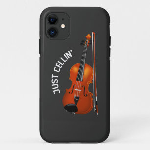 Case-Mate iPhone Case Juste Cellin' Drôle Chilling Cello Violon